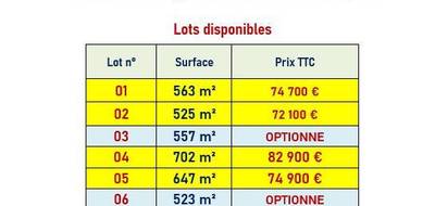 Terrain à Langeais en Indre-et-Loire (37) de 359 m² à vendre au prix de 56000€ - 3