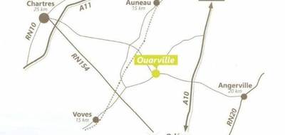 Terrain à Ouarville en Eure-et-Loir (28) de 581 m² à vendre au prix de 57900€ - 2