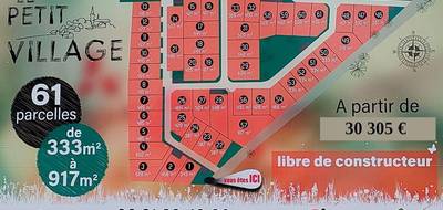 Terrain à Corpe en Vendée (85) de 333 m² à vendre au prix de 30305€ - 1