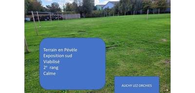 Terrain à Auchy-lez-Orchies en Nord (59) de 905 m² à vendre au prix de 165000€ - 1