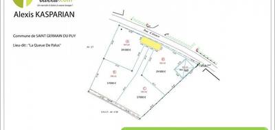 Terrain à Saint-Germain-du-Puy en Cher (18) de 798 m² à vendre au prix de 37000€ - 3