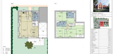 Terrain et maison à Orchies en Nord (59) de 106 m² à vendre au prix de 389000€ - 2