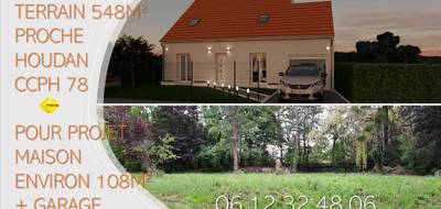 Terrain à Houdan en Yvelines (78) de 548 m² à vendre au prix de 85000€ - 1