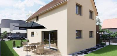 Terrain et maison à Jebsheim en Haut-Rhin (68) de 101 m² à vendre au prix de 299000€ - 1