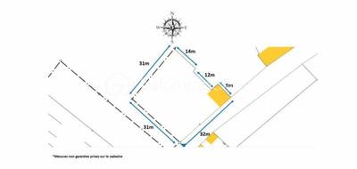 Terrain à Sougy en Loiret (45) de 1056 m² à vendre au prix de 49900€ - 2