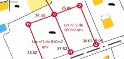 Terrain à Tours en Indre-et-Loire (37) de 910 m² à vendre au prix de 69900€ - 2