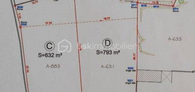Terrain à Roquessels en Hérault (34) de 632 m² à vendre au prix de 89200€ - 2