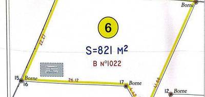 Terrain à Saint-Césaire-de-Gauzignan en Gard (30) de 821 m² à vendre au prix de 126500€ - 4