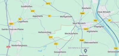 Terrain à Weckolsheim en Haut-Rhin (68) de 559 m² à vendre au prix de 74500€ - 2