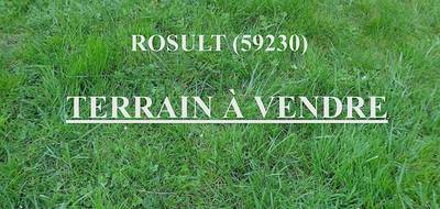 Terrain à Rosult en Nord (59) de 1036 m² à vendre au prix de 158000€ - 1