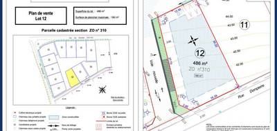 Terrain à Pléboulle en Côtes-d'Armor (22) de 486 m² à vendre au prix de 56133€ - 3