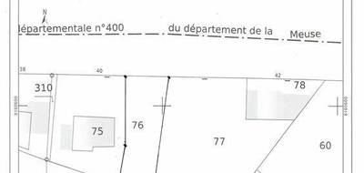 Terrain à Chanteheux en Meurthe-et-Moselle (54) de 600 m² à vendre au prix de 55000€ - 2