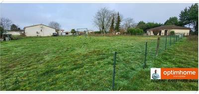 Terrain à Maine-de-Boixe en Charente (16) de 1000 m² à vendre au prix de 32600€ - 2
