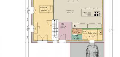 Terrain et maison à Bézu-la-Forêt en Eure (27) de 878 m² à vendre au prix de 380710€ - 4