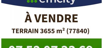 Terrain à Coulombs-en-Valois en Seine-et-Marne (77) de 3655 m² à vendre au prix de 50000€ - 1