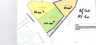 Terrain à Nuits-Saint-Georges en Côte-d'Or (21) de 843 m² à vendre au prix de 59000€ - 2
