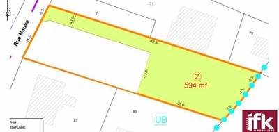 Terrain à Sainte-Croix-en-Plaine en Haut-Rhin (68) de 594 m² à vendre au prix de 149000€ - 2