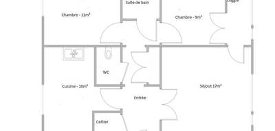 Appartement à Gueugnon en Saône-et-Loire (71) de 60 m² à vendre au prix de 330€ - 4