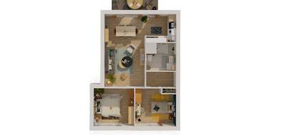 Appartement à Belfort en Territoire de Belfort (90) de 61 m² à vendre au prix de 149500€ - 1