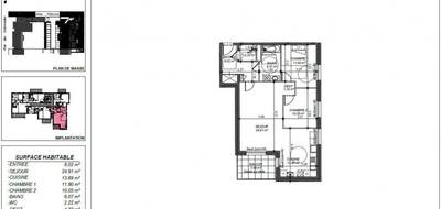 Appartement à Pfastatt en Haut-Rhin (68) de 78 m² à vendre au prix de 233730€ - 4