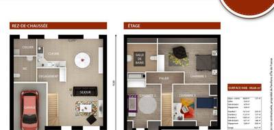 Terrain et maison à Tracy-le-Val en Oise (60) de 471 m² à vendre au prix de 236660€ - 2