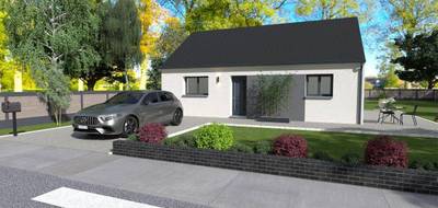 Terrain et maison à Osly-Courtil en Aisne (02) de 1400 m² à vendre au prix de 157000€ - 1
