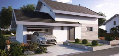 Terrain et maison à Machilly en Haute-Savoie (74) de 850 m² à vendre au prix de 631546€ - 1