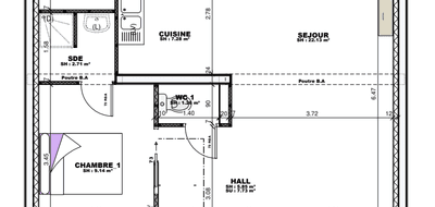 Terrain et maison à Montévrain en Seine-et-Marne (77) de 100 m² à vendre au prix de 350000€ - 4