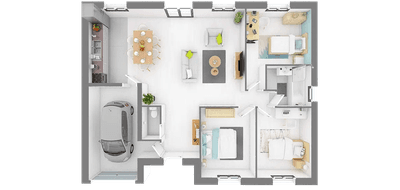 Terrain et maison à Landremont en Meurthe-et-Moselle (54) de 87 m² à vendre au prix de 265561€ - 4