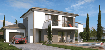 Terrain et maison à Jonage en Rhône (69) de 142 m² à vendre au prix de 611000€ - 1