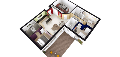 Terrain et maison à Magneux en Marne (51) de 110 m² à vendre au prix de 255501€ - 4