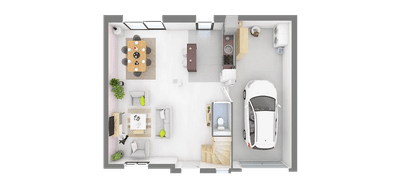 Terrain et maison à Vigy en Moselle (57) de 110 m² à vendre au prix de 298211€ - 4