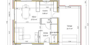 Terrain et maison à Peyrieu en Ain (01) de 89 m² à vendre au prix de 257261€ - 3