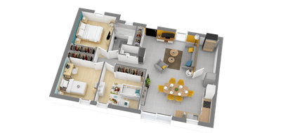 Terrain et maison à Migné-Auxances en Vienne (86) de 376 m² à vendre au prix de 177864€ - 3