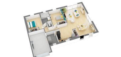 Terrain et maison à Arzal en Morbihan (56) de 450 m² à vendre au prix de 201982€ - 3