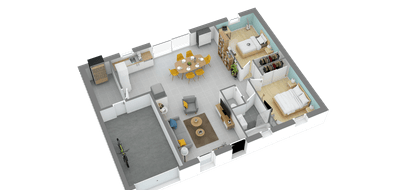 Terrain et maison à Biscarrosse en Landes (40) de 477 m² à vendre au prix de 278477€ - 3