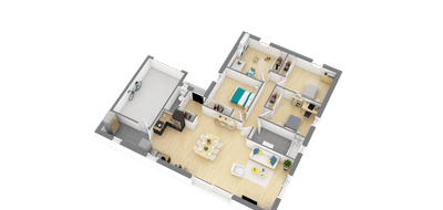 Terrain et maison à Chaingy en Loiret (45) de 791 m² à vendre au prix de 257184€ - 3