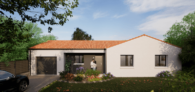 Terrain et maison à Auchay-sur-Vendée en Vendée (85) de 500 m² à vendre au prix de 215500€ - 1