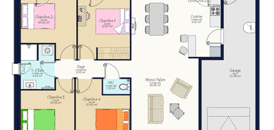 Terrain et maison à Les Rairies en Maine-et-Loire (49) de 3241 m² à vendre au prix de 207225€ - 3