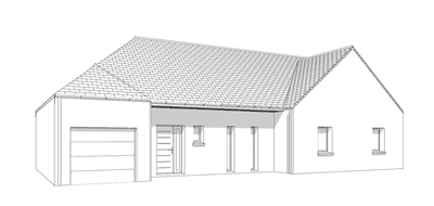 Terrain et maison à La Possonnière en Maine-et-Loire (49) de 485 m² à vendre au prix de 231557€ - 4