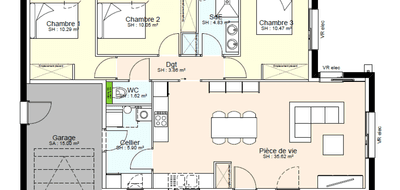 Terrain et maison à La Crèche en Deux-Sèvres (79) de 328 m² à vendre au prix de 202076€ - 3
