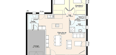 Terrain et maison à Thouars en Deux-Sèvres (79) de 332 m² à vendre au prix de 161242€ - 3