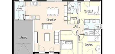 Terrain et maison à Airvault en Deux-Sèvres (79) de 370 m² à vendre au prix de 158895€ - 3