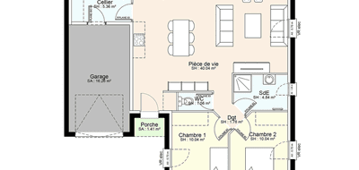 Terrain et maison à Yzernay en Maine-et-Loire (49) de 455 m² à vendre au prix de 174782€ - 3