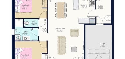 Terrain et maison à L'Hermenault en Vendée (85) de 630 m² à vendre au prix de 157020€ - 3