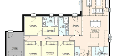 Terrain et maison à Nanteuil en Deux-Sèvres (79) de 681 m² à vendre au prix de 291439€ - 3