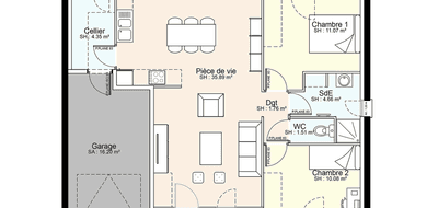 Terrain et maison à Reffannes en Deux-Sèvres (79) de 427 m² à vendre au prix de 134300€ - 3