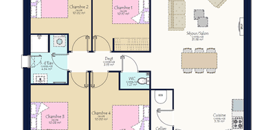 Terrain et maison à Talmont-Saint-Hilaire en Vendée (85) de 400 m² à vendre au prix de 243650€ - 3