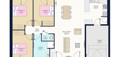 Terrain et maison à Mouzeuil-Saint-Martin en Vendée (85) de 647 m² à vendre au prix de 180025€ - 3