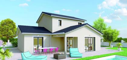 Terrain et maison à Loyettes en Ain (01) de 400 m² à vendre au prix de 377100€